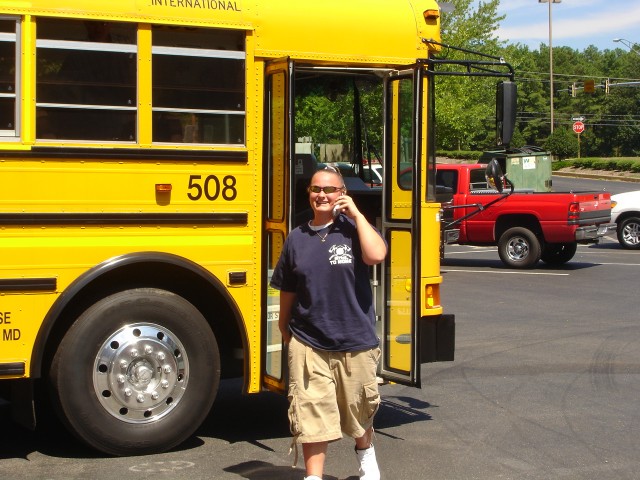 Morgan getting dropped off from school